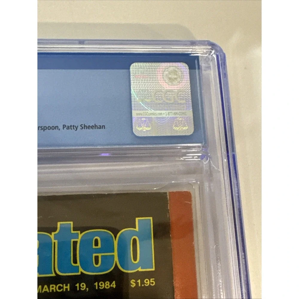 Sports Illustrated Patrick Ewing Georgetown March 19 1984 CGC Graded 9.0